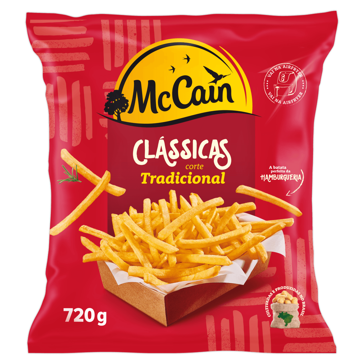 Batata Pré-Frita Tradicional Congelada McCain 720g