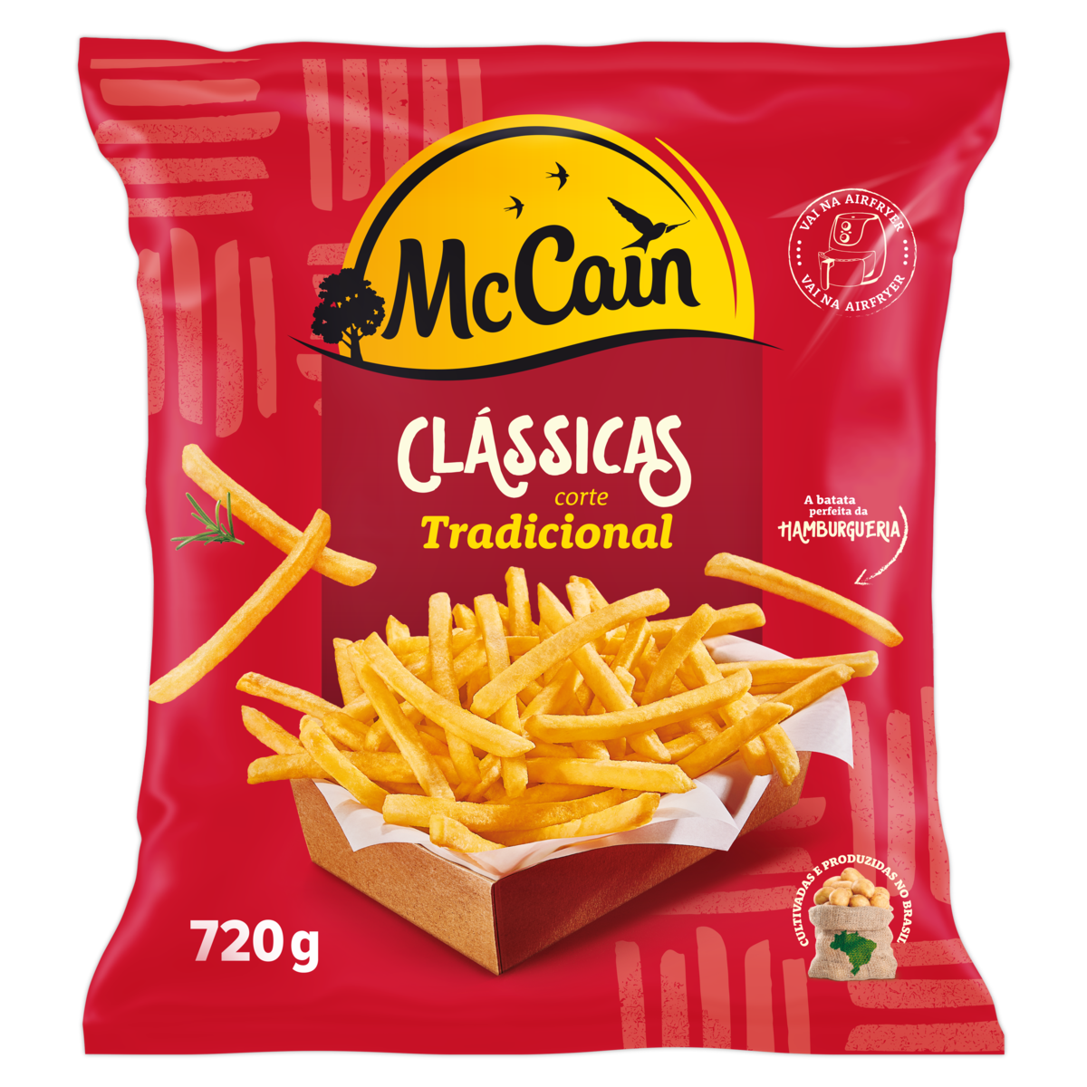 Batata Pré-Frita Tradicional Congelada McCain 720g
