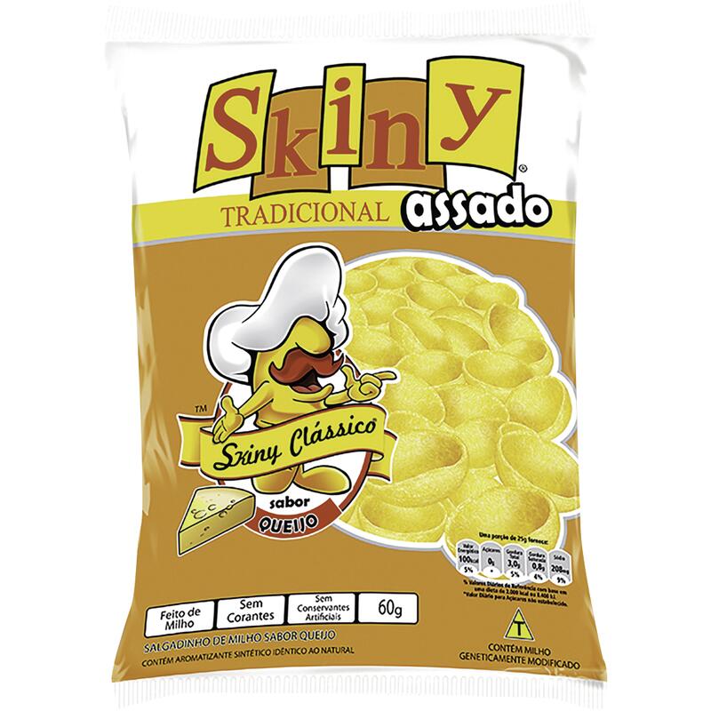 Salgadinho Assado Skiny Clássico Queijo 60g