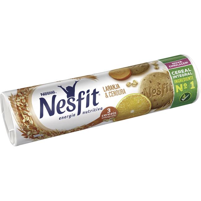 Biscoito Nesfit Nestlé Laranja e Cenoura 200g