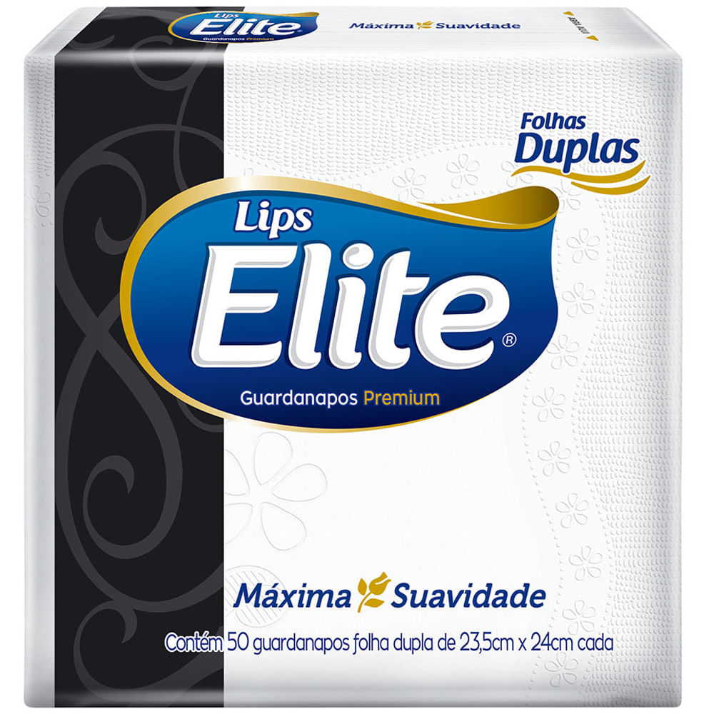 Guardanapos de Papel Elite 24x22 cm com 50un