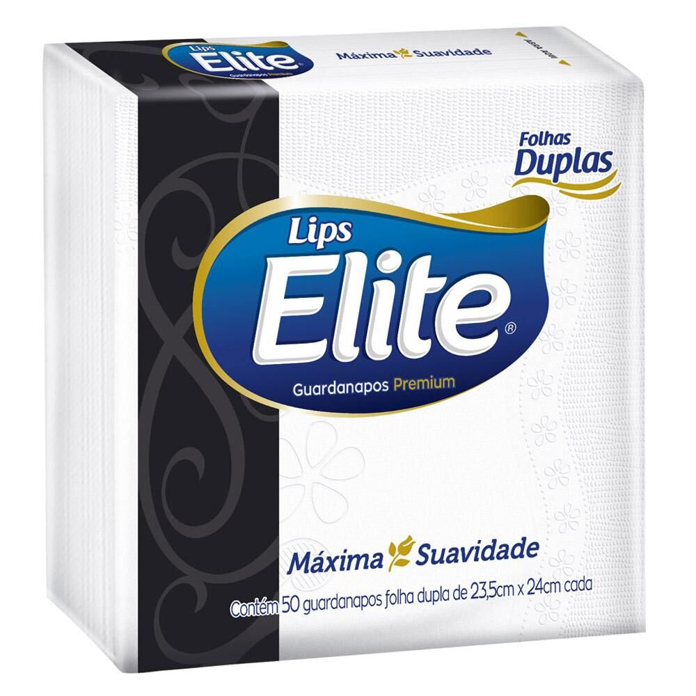 Guardanapos de Papel Elite 24x22 cm com 50un