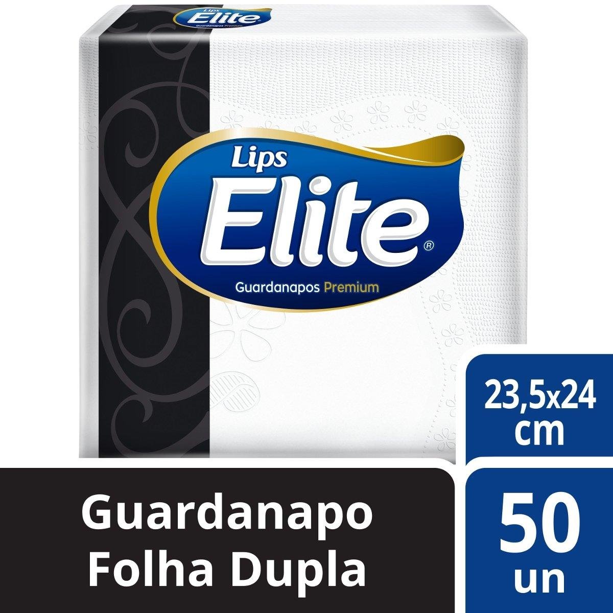 Guardanapos de Papel Elite 24x22 cm com 50un