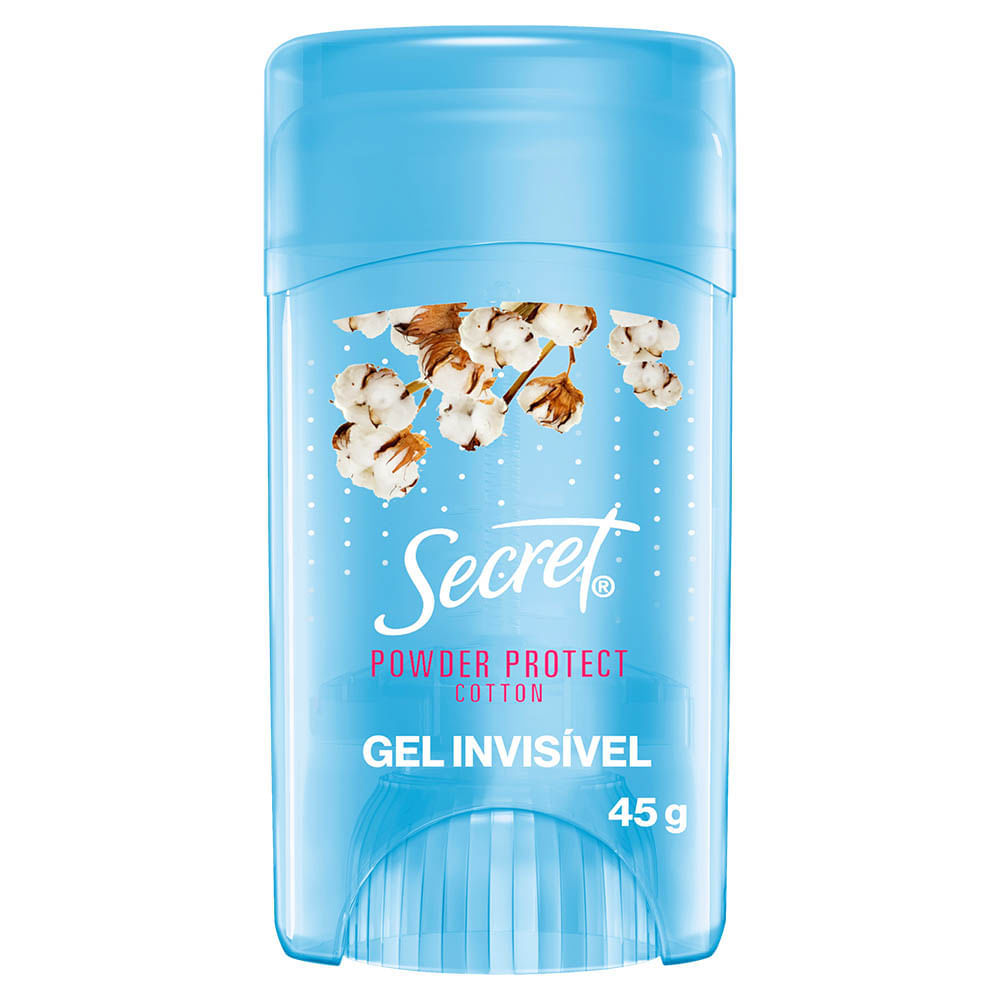 Antitranspirante Gel Powder Protect Cotton Secret 45g