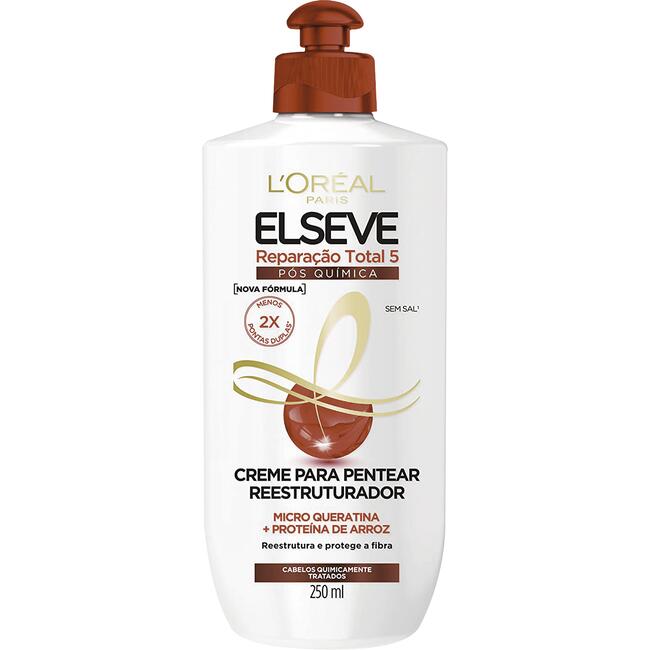 Creme para Pentear Elseve Reparação Total 5 250ml