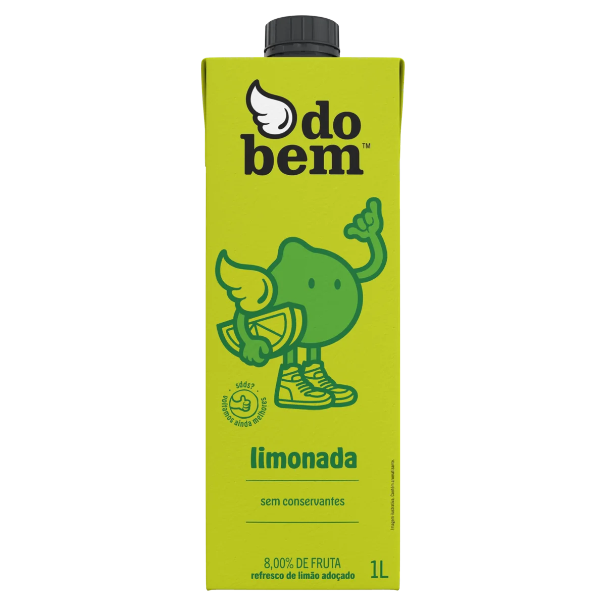 Refresco Adoçado Limonada Do Bem 1L