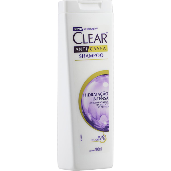Shampoo Anticaspa Clear Hidratação Intensa Frasco 400ml