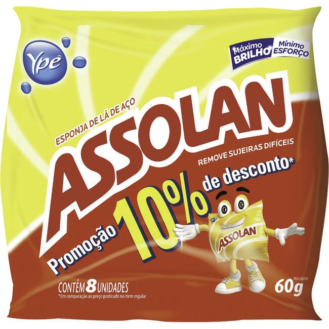 Lã de Aço Assolan Promocional 60g