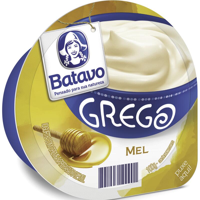 Iogurte Grego Batavo Mel 100g