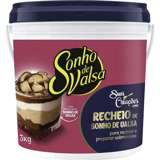 Recheio Lacta Sonho de Valsa 3kg