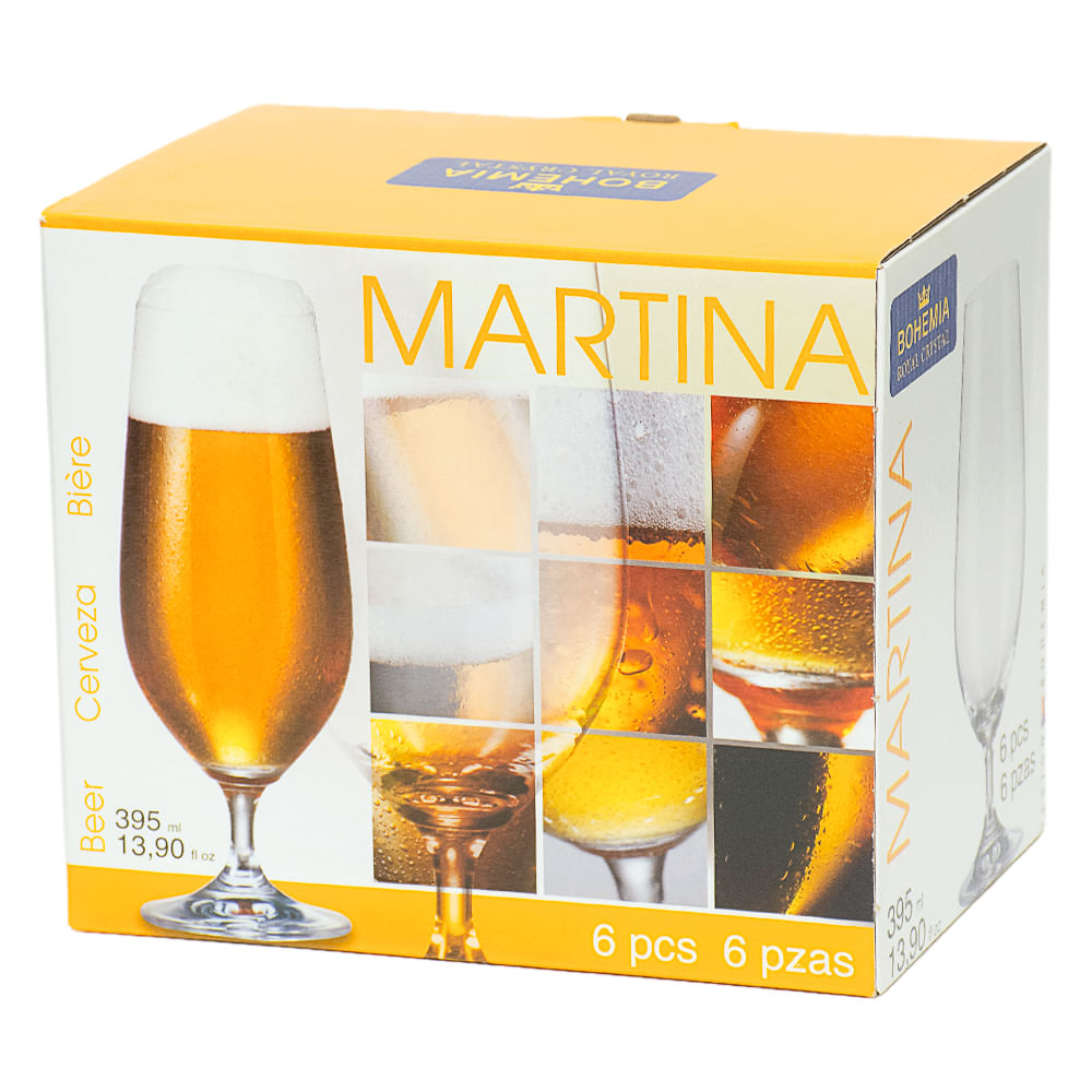 Jogo Bohemia Cerveja Martina 395ml 6 un