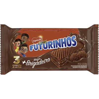 Biscoito Wafer Futurinhos Brigadeiro 80g