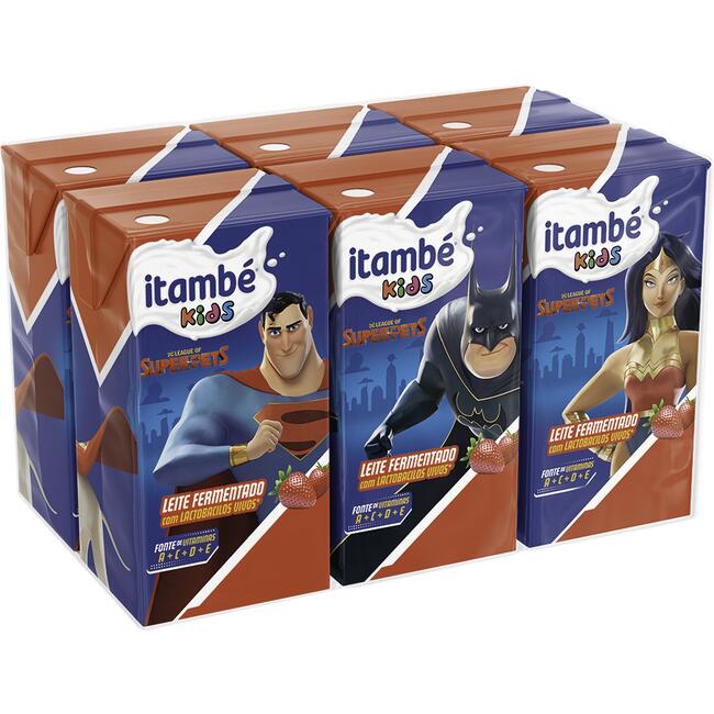 Leite Fermentado Itambé Morango 480g