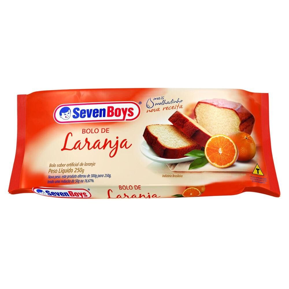 Bolo SEVEN BOYS Laranja 250g