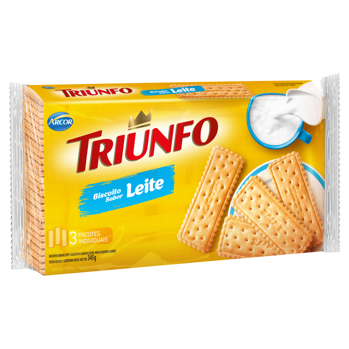 Biscoito Triunfo Leite 345g