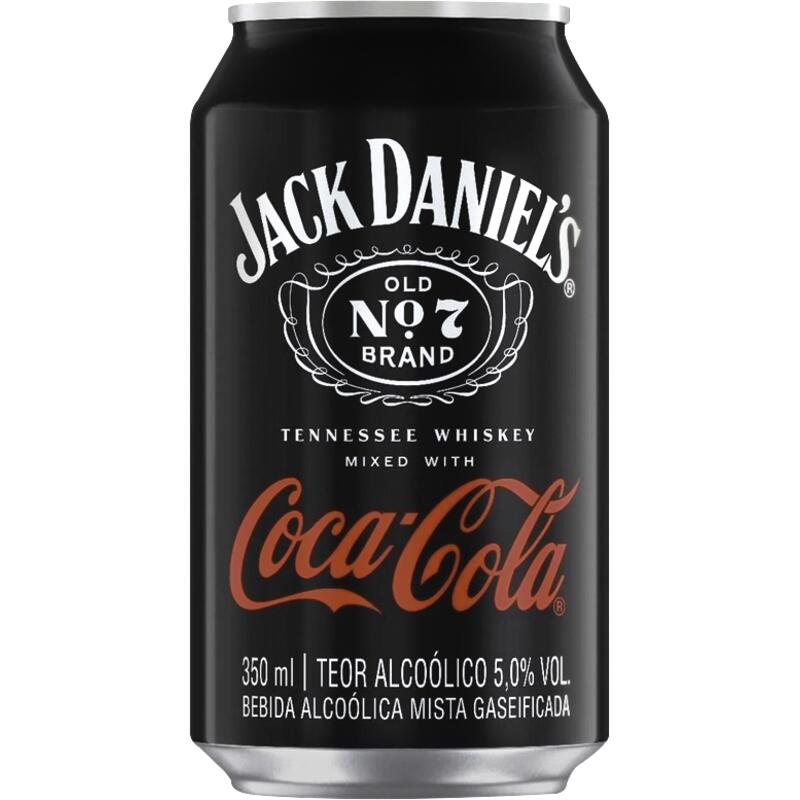 Bebida Alcoólica Mista Jack Daniel's Coca-Cola 350ml
