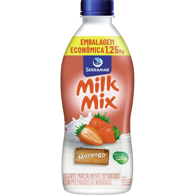 Iogurte Milk Mix Morango 1,25kg