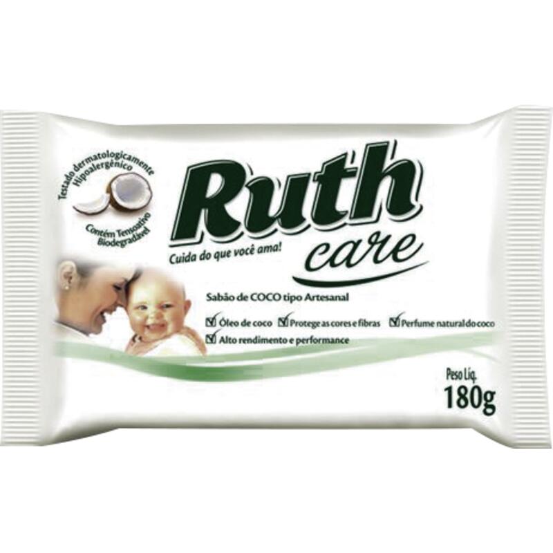 Sabão em Pedaço Ruth Care Coco 180g