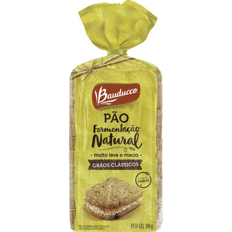 Pão de Forma Bauducco Grãos Clássicos 390g