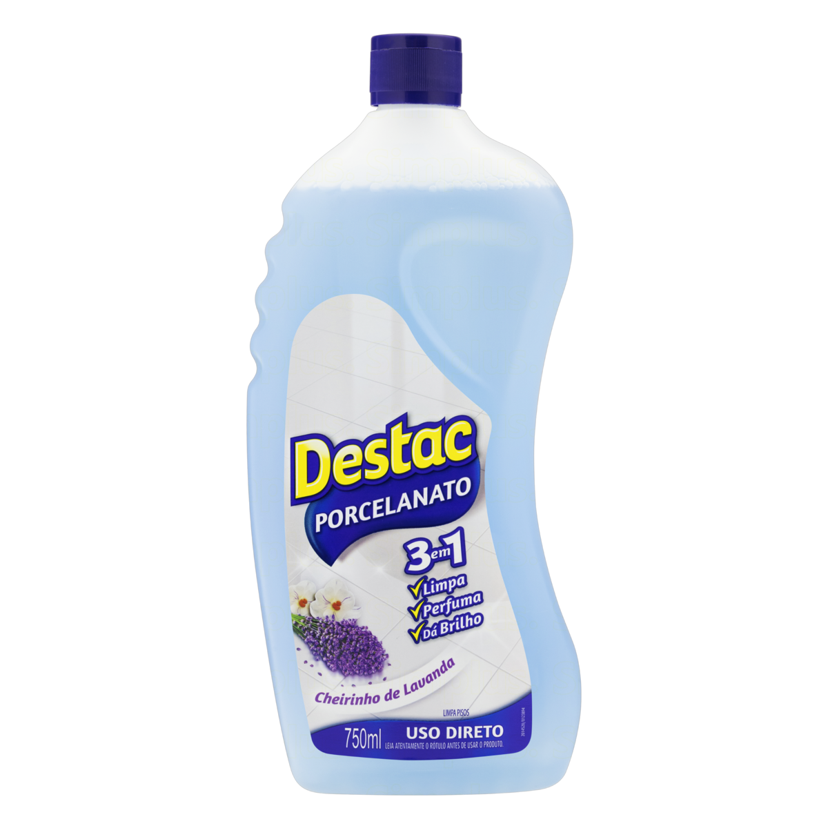 Limpa Piso Destac para Pisos Porcelanato Cerâmica Lavanda e Alfazema 750ml