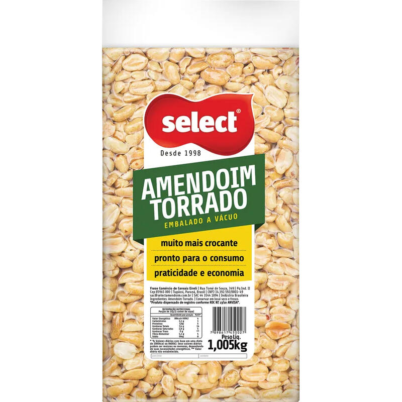 Amendoim Select Torrado 1,005kg