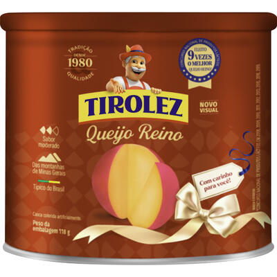 Queijo Reino Tirolez quilo na lata