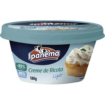 Creme de Ricota Ipanema Light 180g