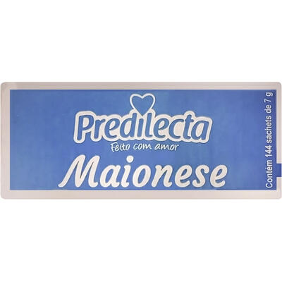 Maionese Predilecta Minissachê 144x7g