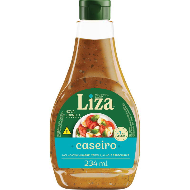 Molho para Salada Liza 234ml - Caseiro