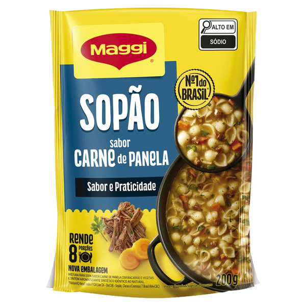 Sopão Maggi 200g - Carne de Panela