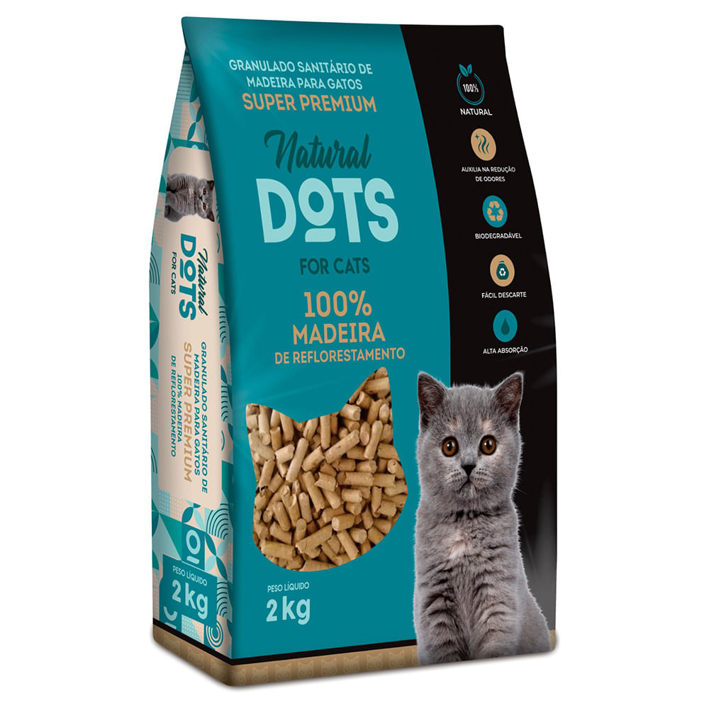 Granulado Madeira Natural Dots 2kg