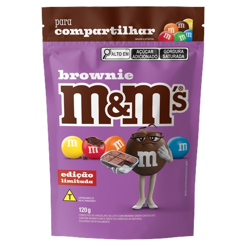 Confeito M&M'S Brownie 120g