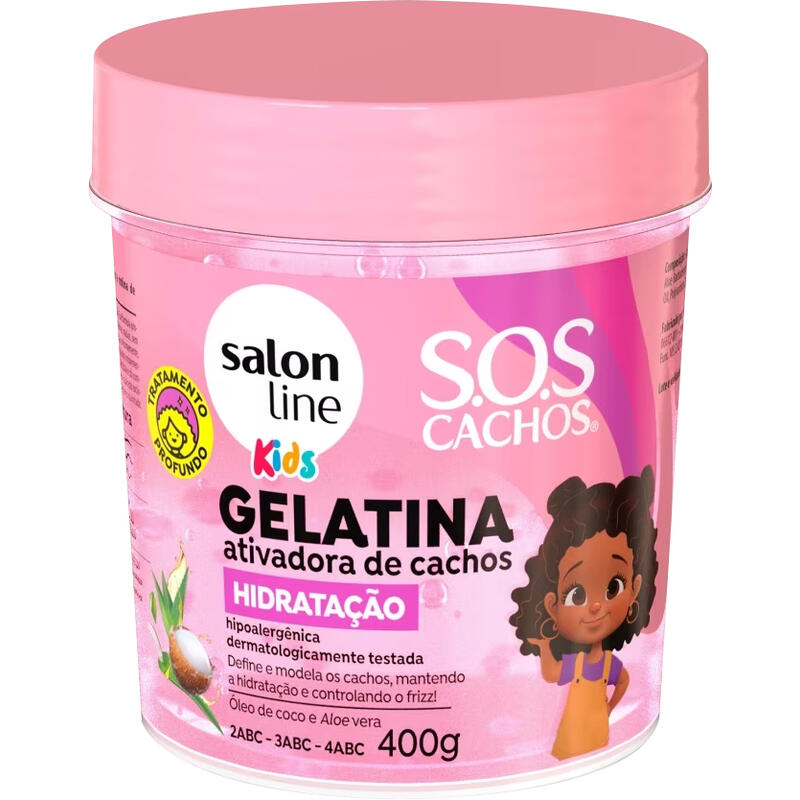 Gelatina Capilar Salon Line Kids Hidratação 400g