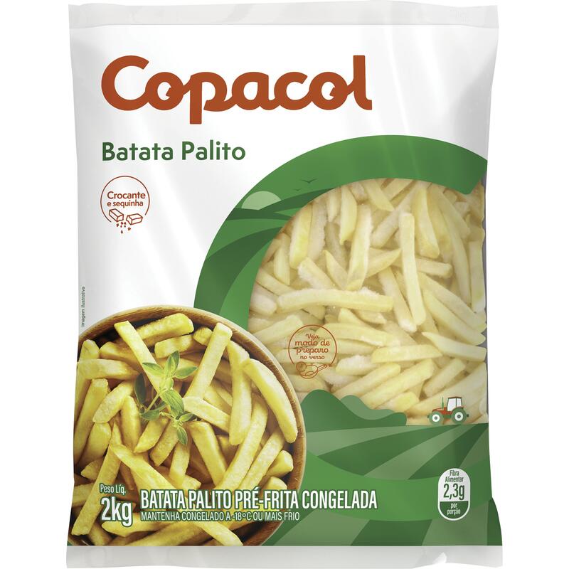 Batata Pré-Frita Copacol Congelada 2kg