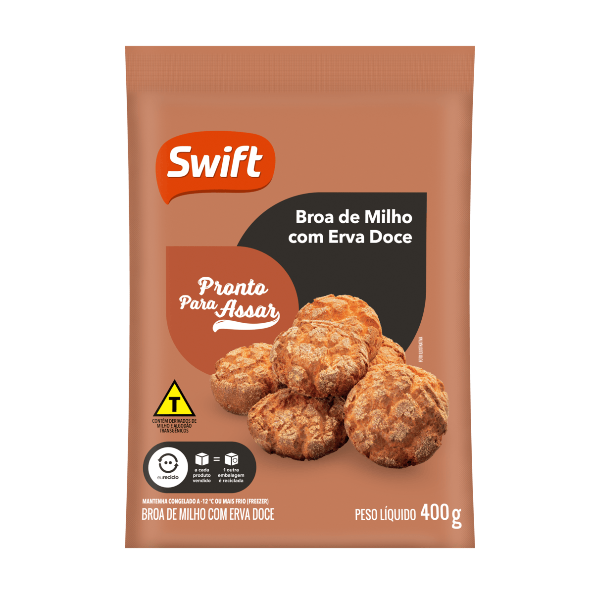 Broa De Milho Com Erva Doce Swift 400G