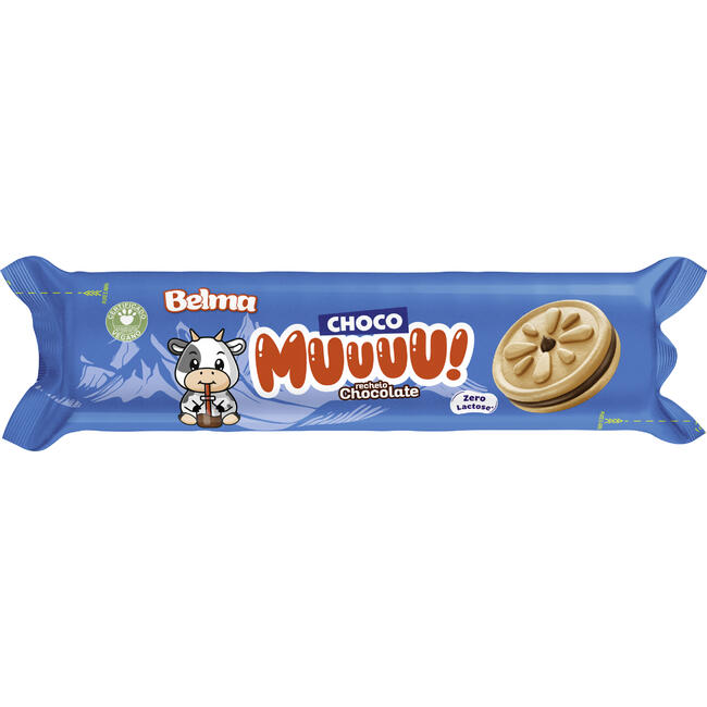 Biscoito Recheado Belma Chocomuuuu 100g