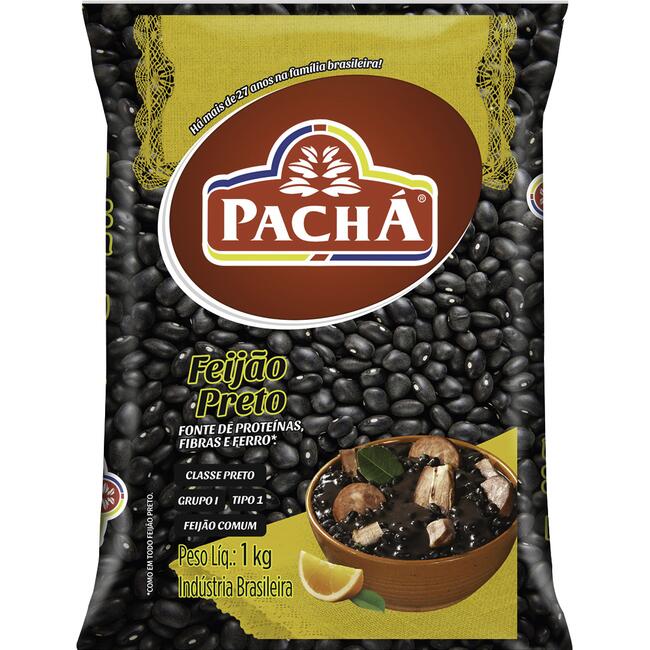 Feijão Preto Pachá Tipo 1 1kg