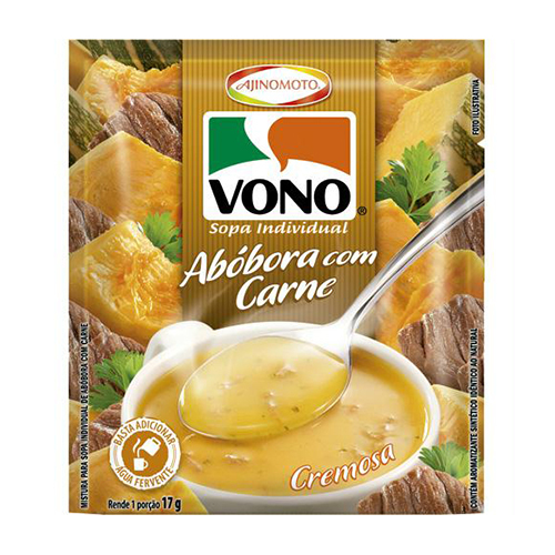 Sopa Vono Abóbora com Carne 17g