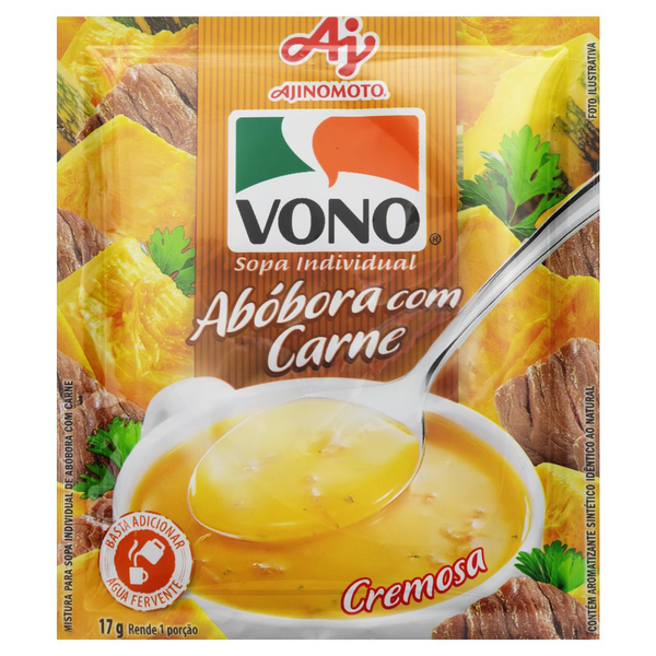 Sopa Vono Abóbora com Carne 17g