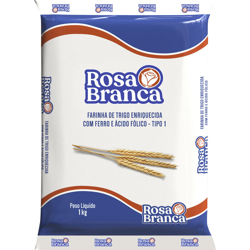 Farinha de Trigo Rosa Branca Tipo 1 1kg