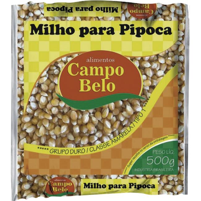 Milho de Pipoca Campo Belo Importada 500g