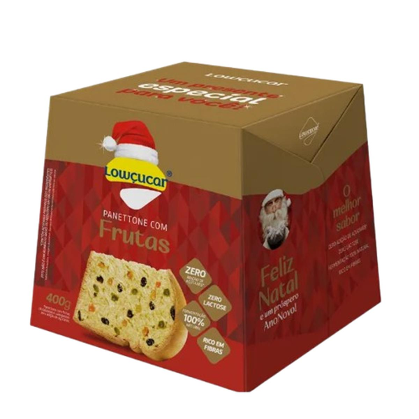 Panettone Lowçúcar 400g - Diet - Frutas