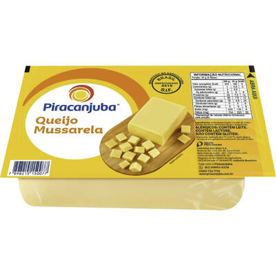 Queijo Mussarela Piracanjuba Preço por quilo na peça