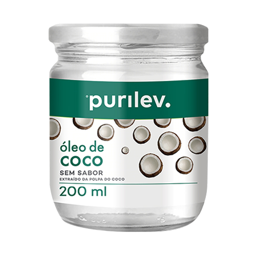 Óleo de Coco Purilev sem Sabor 200ml