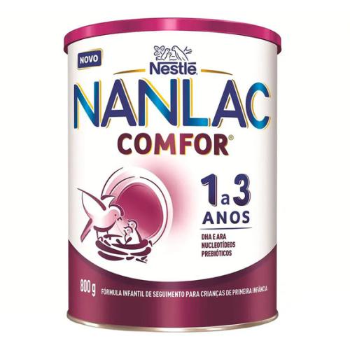Fórmula Infantil Nanlac Comfor 1 a 3 Anos 800g