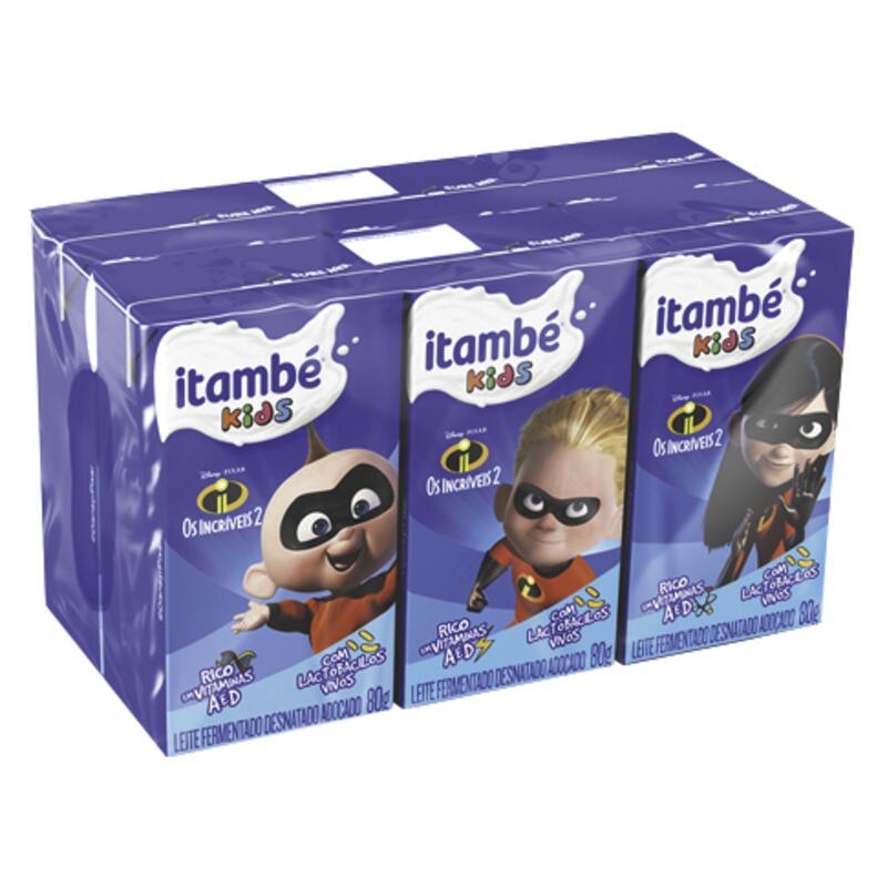 Leite Fermentado Itambé Tradicional 6x80g