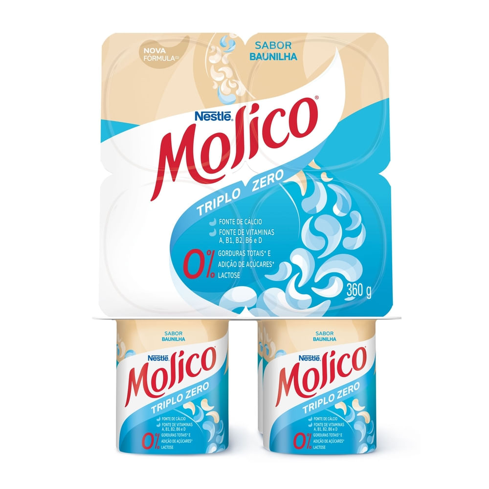 Iogurte MOLICO Baunilha Zero Lactose 360g