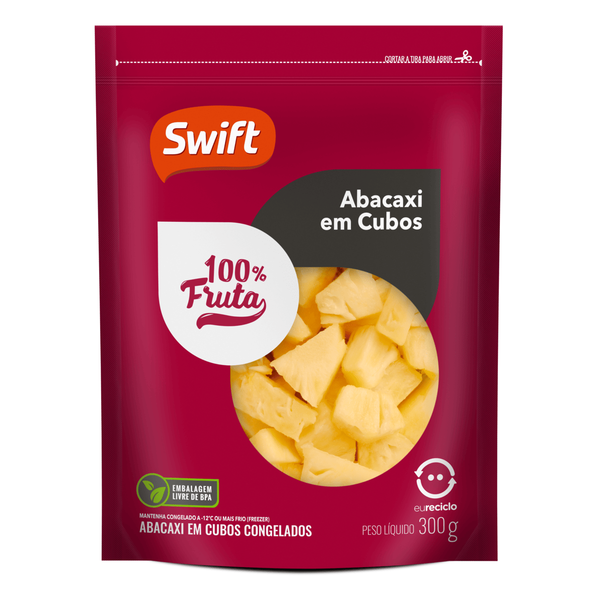 Abacaxi Swift em Cubos 300g