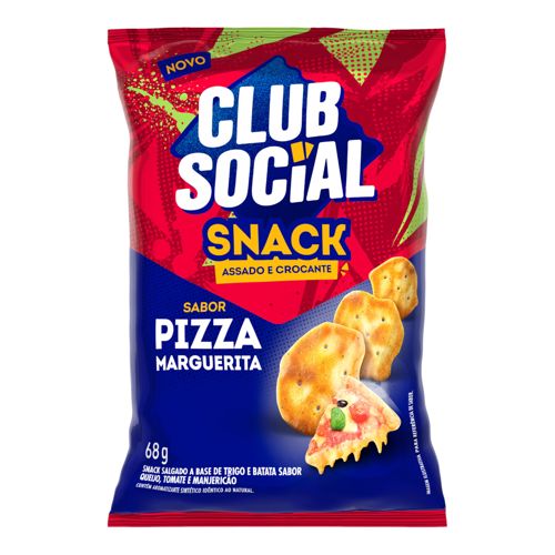 Salgadinho Club Social Snack Pizza 68g