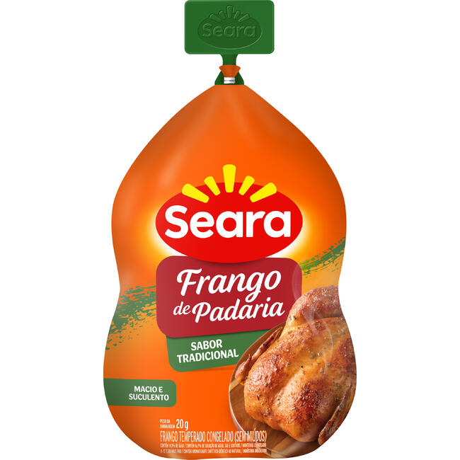 Frango de Padaria Seara Congelado Tradicional peça